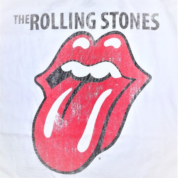 The Rolling Stones Tongue Logo Raglan rock Official T-Shirt XL NWT - Picture 2 of 3